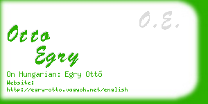 otto egry business card